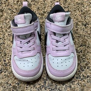 Nike Kids' Light Pink and White Sneakers